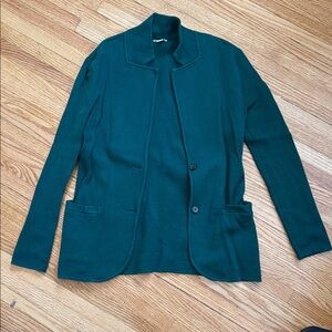 J. Crew Green Women's Sweater Blazer